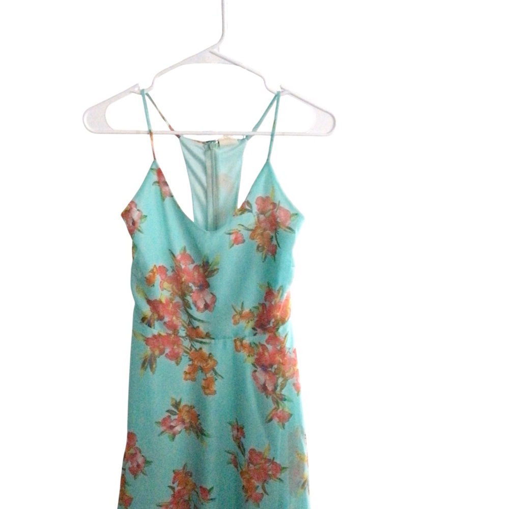 Floral Spaghetti Strap Dress